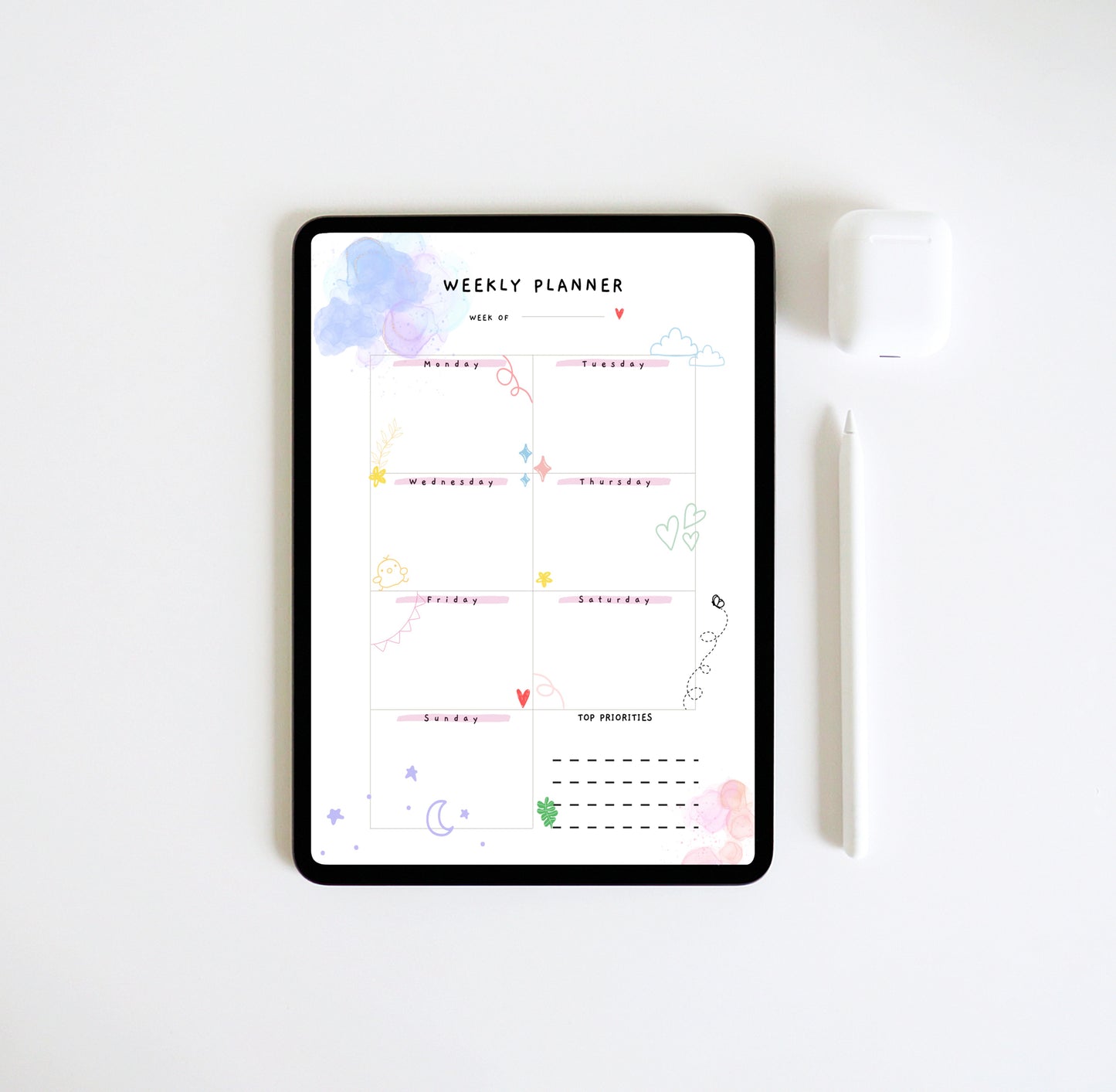 Minimalist Weekly Digital Planner