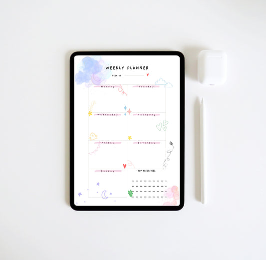 Minimalist Weekly Digital Planner